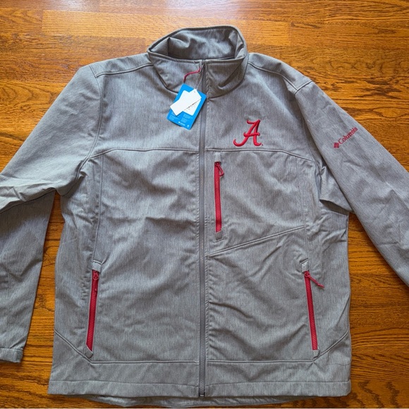 Columbia Alabama Crimson Tide Mens Lined Full Zip Jacket Sz XL - Picture 1 of 5